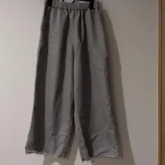 Samansa　Mos2 ワイドパンツ グレー イージーパンツ