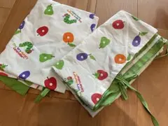 【LAST SALE♡入園準備に】はらぺこあおむし　お昼寝布団掛け敷きカバー2点