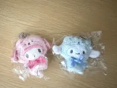 サンリオキャラクターズ　フィンガーパペット　シナモロール　マイメロディ　シナモン