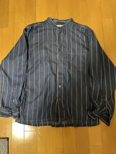 ikka メンズ　ストライプシャツ