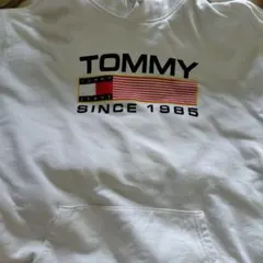 Right-on TOMMY JEANS ホワイト パーカー Lのサムネイル