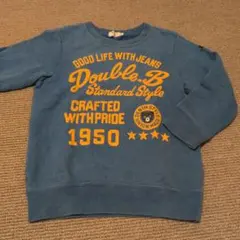 DOUBLE.B トレーナー 110 青