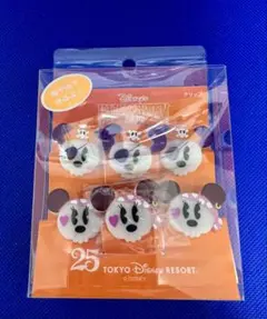 ディズニーランド25周年 未開封 ミッキー＆ミニー ハロウィーン クリップ