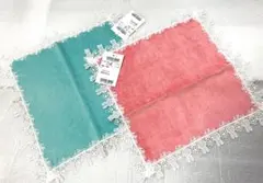 近沢レース店　ミッフィーレース　タオルハンカチ2枚セット