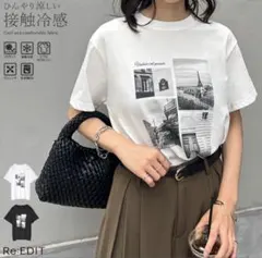 【新品未使用】リエディ　接触冷感Tシャツ　サイズLのサムネイル