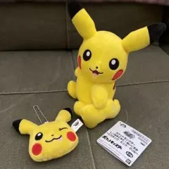 ポケットモンスター ボールチェーン付きフェイス しっぽみてみて！ぬいぐるみ 2点
