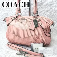 COACH Y2K Madison Gathered Pink Bag - メルカリ