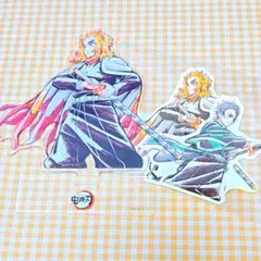 鬼滅の刃 WEBSHOPくじ アクスタ 他 2点セット 煉獄杏寿郎 竈門炭治郎