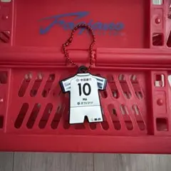 新品未使用 ファジアーノ岡山 ユニフォーム型 ラバーキーホルダー 10 ナサンホ