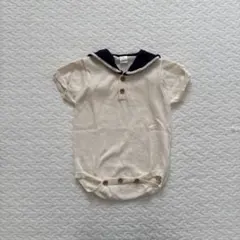 バースデイ　コトリ　セーラー　襟付き　ロンパース　80cm