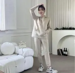 パーカー セットアップ ホワイト