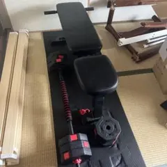 東京　引取限定　インクラインベンチ　可変式ダンベル13kg×2 セットのサムネイル