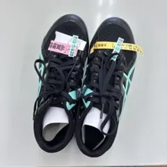 ASICS スパイクシューズ ブラック/ミント　サイズ24.5cm 女子用