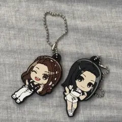 でふぉラバ！ ラバーキーホルダー　ルセラフィム　ユンジン　ウンチェ ガチャガチャ