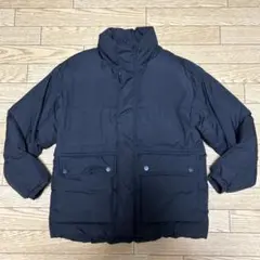 GU ブラック中綿アウター 130cm キッズ