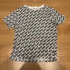 PUMA Tシャツ 総柄 ホワイト XL