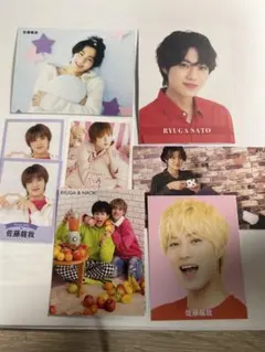 佐藤龍我 厚紙カード デタカ Myojo ACEes 美少年