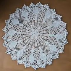 ハンドメイド レース編み ドイリー