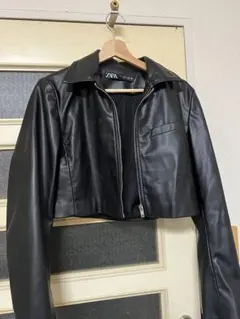 ZARA ブラックレザージャケット Sサイズ
