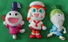アンパンマン マグネット3種 ドキンちゃん だいこんやくしゃ マシュマロさん