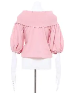 シャーリングクロスブラウス