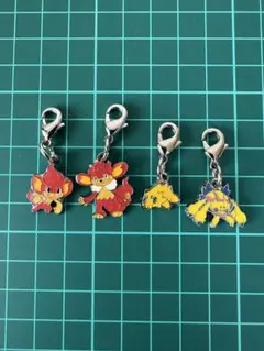 ポケットモンスター　メタルチャーム　ポケモンセンター限定　4種セット
