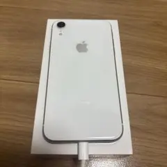 値下げ！iPhone XR 64GB 白 simフリー 箱付き