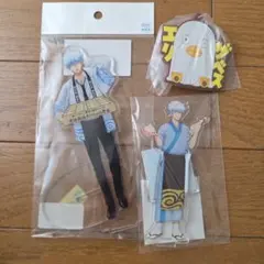 銀魂 　坂田銀時　アクリルスタンド 　エリザベス　ラバスト　ポストカード2枚