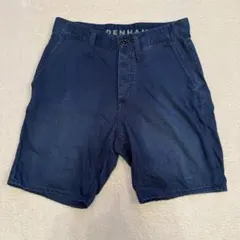 DENHAM デンハム ネイビー ショートパンツ W28のサムネイル