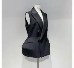 Cygne シーニュ ダックジレ Marine gray size1 - メルカリ