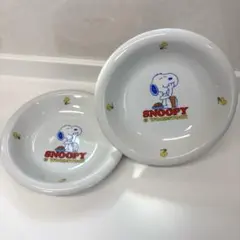 SNOOPY & WOODSTOCK 深皿 2枚セット スヌーピーのサムネイル
