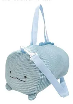 すみっこぐらし　メッシュロールボストンバッグ　とかげ