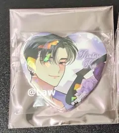 甲斐倫太郎 ホログラムトレーディングハート缶バッジ＆ブロマイド 3点