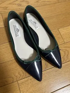 【美品】TEMPERATE レインシューズ　40ネイビー