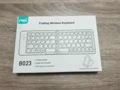 Bluetoothキーボード 日本語配列 折り畳み式 ワイヤレス 　B023