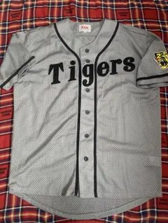 美品 阪神Tigers ユニフォーム メッシュ素材 SSK グレー 大人Mサイズのサムネイル