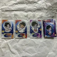 名探偵コナン ぷちコスモ 長野県警組 アクスタ アート缶バッジ セット