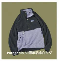 Patagonia 50周年記念白タグ　ナチュラル・ブレンド・スナップT【限定】