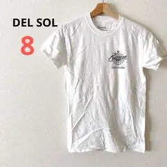 一点もの⭐️DEL SOL【8】グラフィックTシャツ ホワイト 半袖