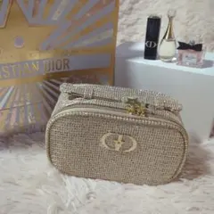 Dior ホリデー オファーノベルティ ポーチ ゴールド