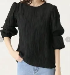 美品 SLOBE IENAスローブイエナ ワッシャー ブラウス プリーツ