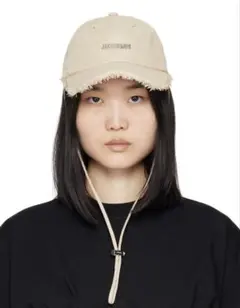 JACQUEMUS ジャックムス フリンジキャップ キャメル 58 - メルカリ