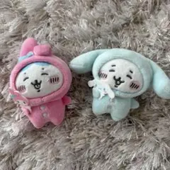 ちいかわ サンリオ ぬいぐるみバッジ ハチワレ マイメロディ シナモロールのサムネイル