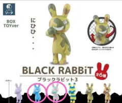 ブラックラビット3　そらいろ　ストライプ(ピンク×ミント) 2ヶセット