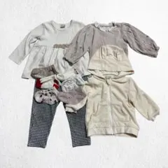 80 女の子 まとめ売り petit main バースデイ 春服セット