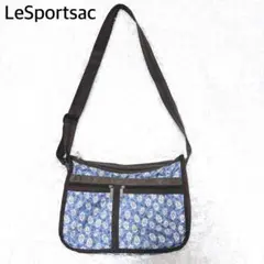 レスポートサック×ソレイアード ショルダーバッグ プロバンス柄 小花柄 ブルー