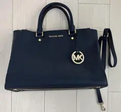 MICHAEL KORS 2way ハンドバッグ ネイビーのサムネイル
