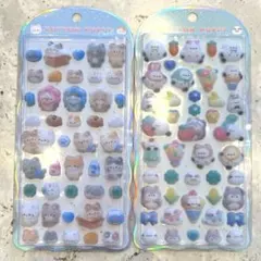 コットンパフィーシール　オリジナル　2種セット