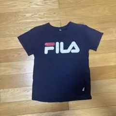 FILA ネイビー Tシャツ ロゴプリント　150cm