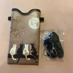 スマホショルダー・ポーチ　猫